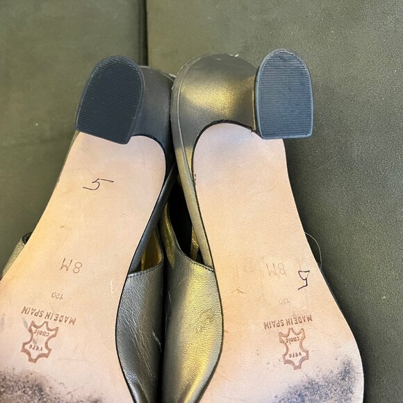 Vintage Evan-Picone Size 8 Leather Heels - Picture 10 of 14
